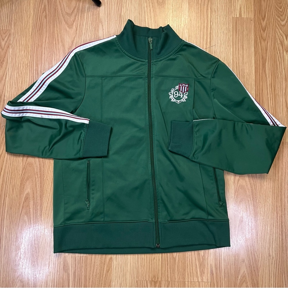 Old Navy Active Y2K Full‎ Zip Green Track Jacket Women’s Large Soccer Style